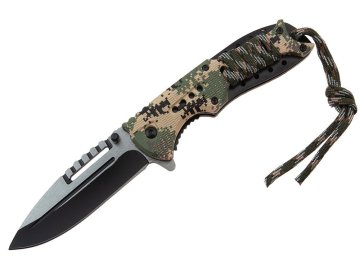Zavírací vojenský nůž BSH N-547A, nerezová ocel, 21cm