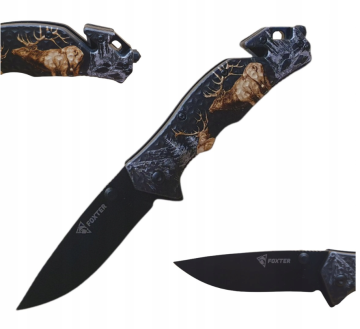 Lovecký záchranný zavírací nůž Foxter, 22cm
